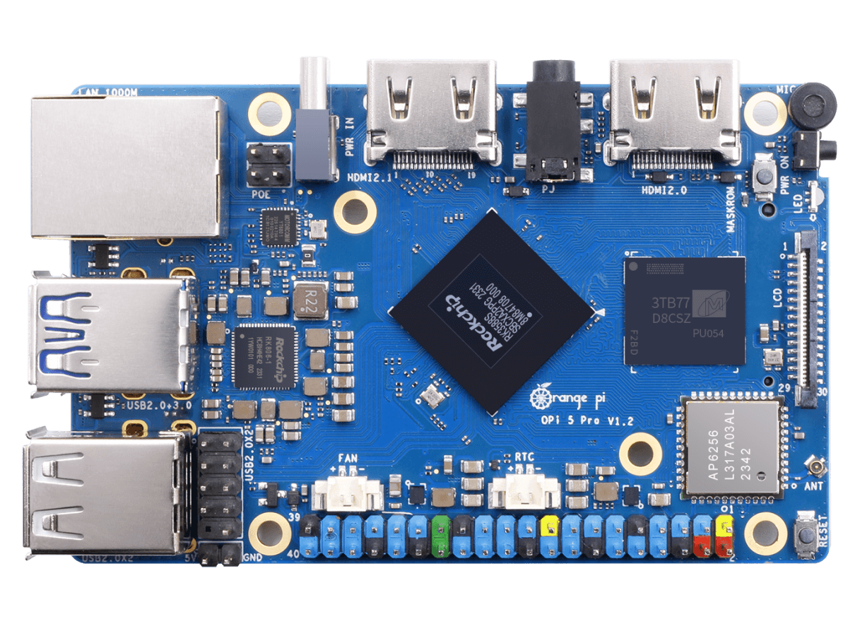 Orange Pi 5 Pro board