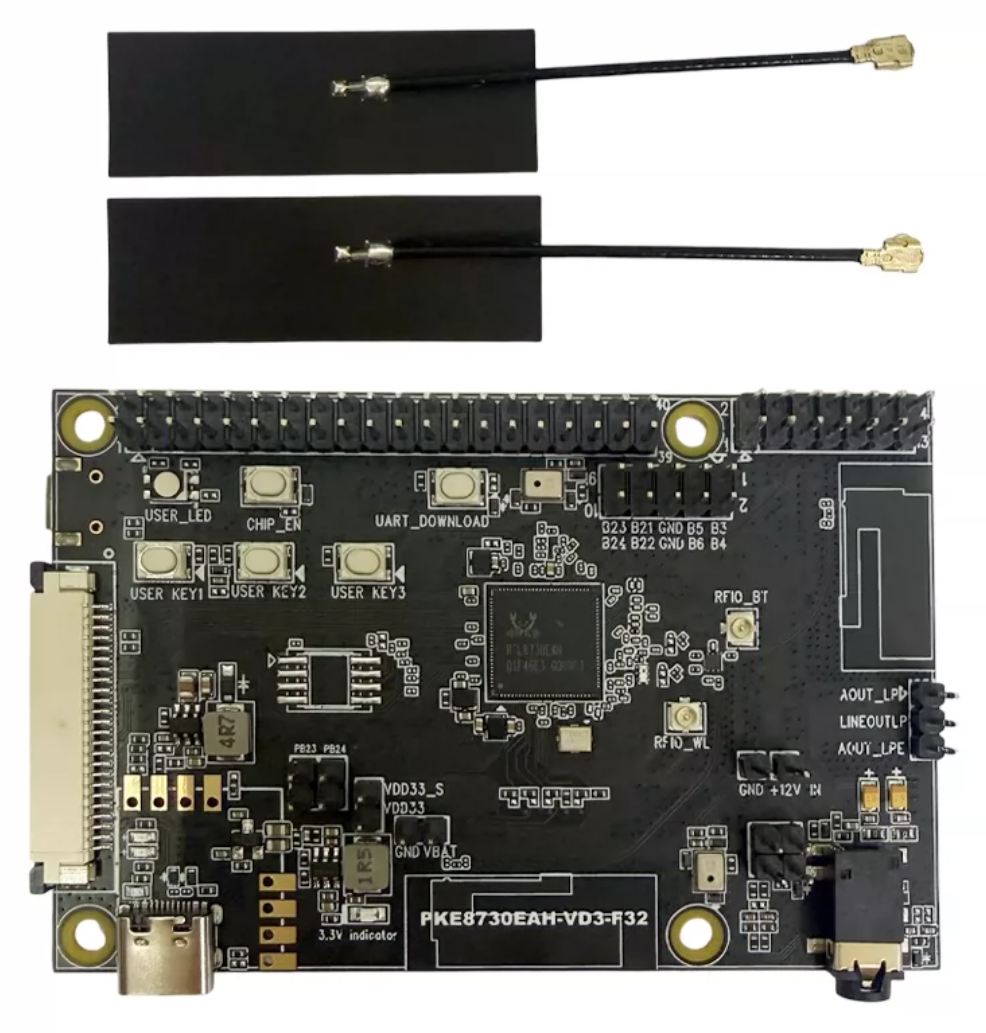 PKE8730EAH-VD3-F32 evaluation board